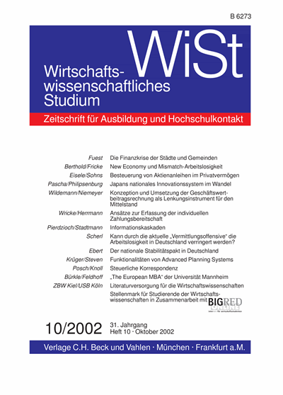 Heft 10 Cover
