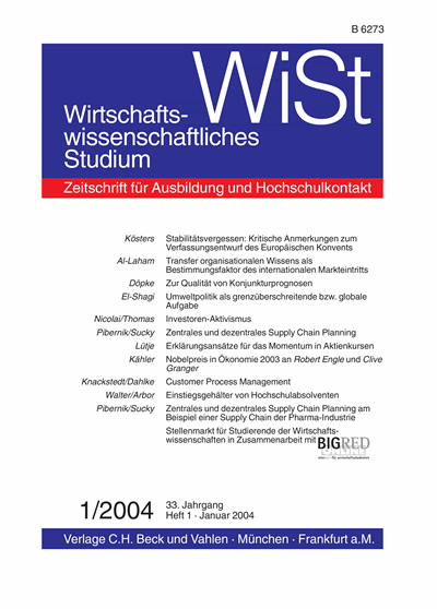 Heft 1 Cover