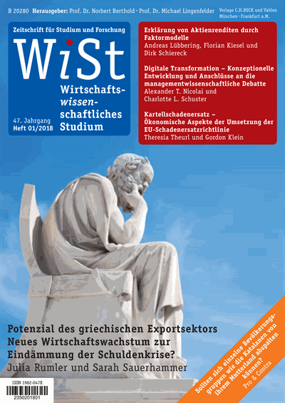 WiSt - Wirtschaftswissenschaftliches Studium