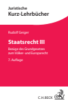 Rudolf Geiger - Staatsrecht III