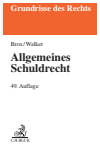 Hans Brox, Wolf-Dietrich Walker - Allgemeines Schuldrecht